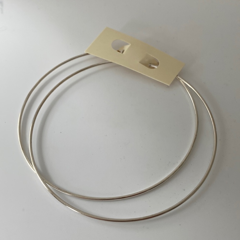 Extra large hoops earrings new